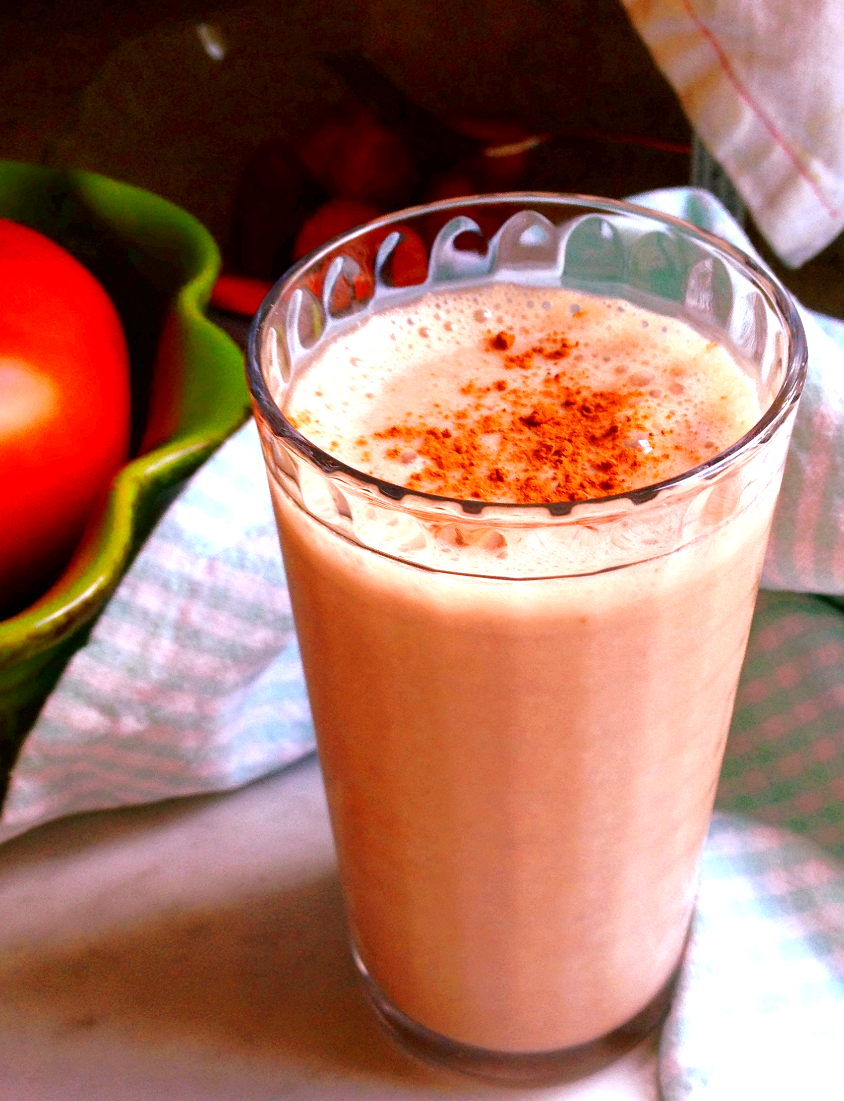 cocoa and banana smoothie