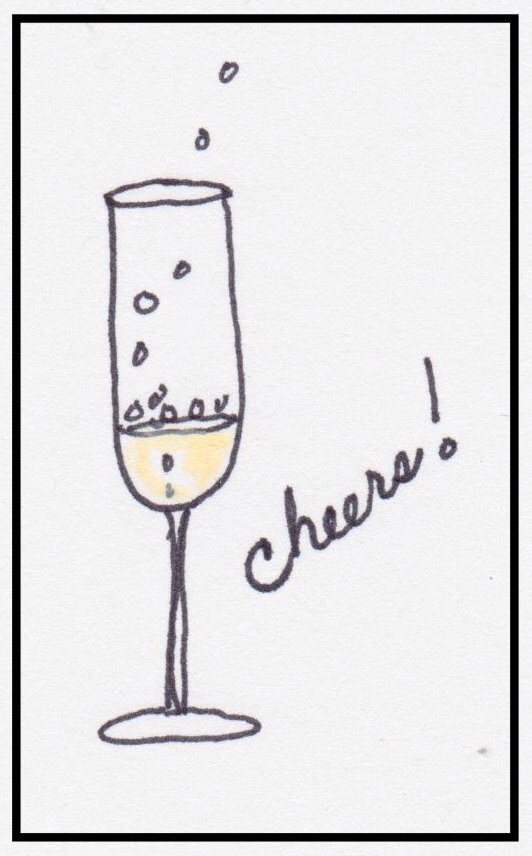 Champagne flutes are tall and thin to preserve those bubbles!