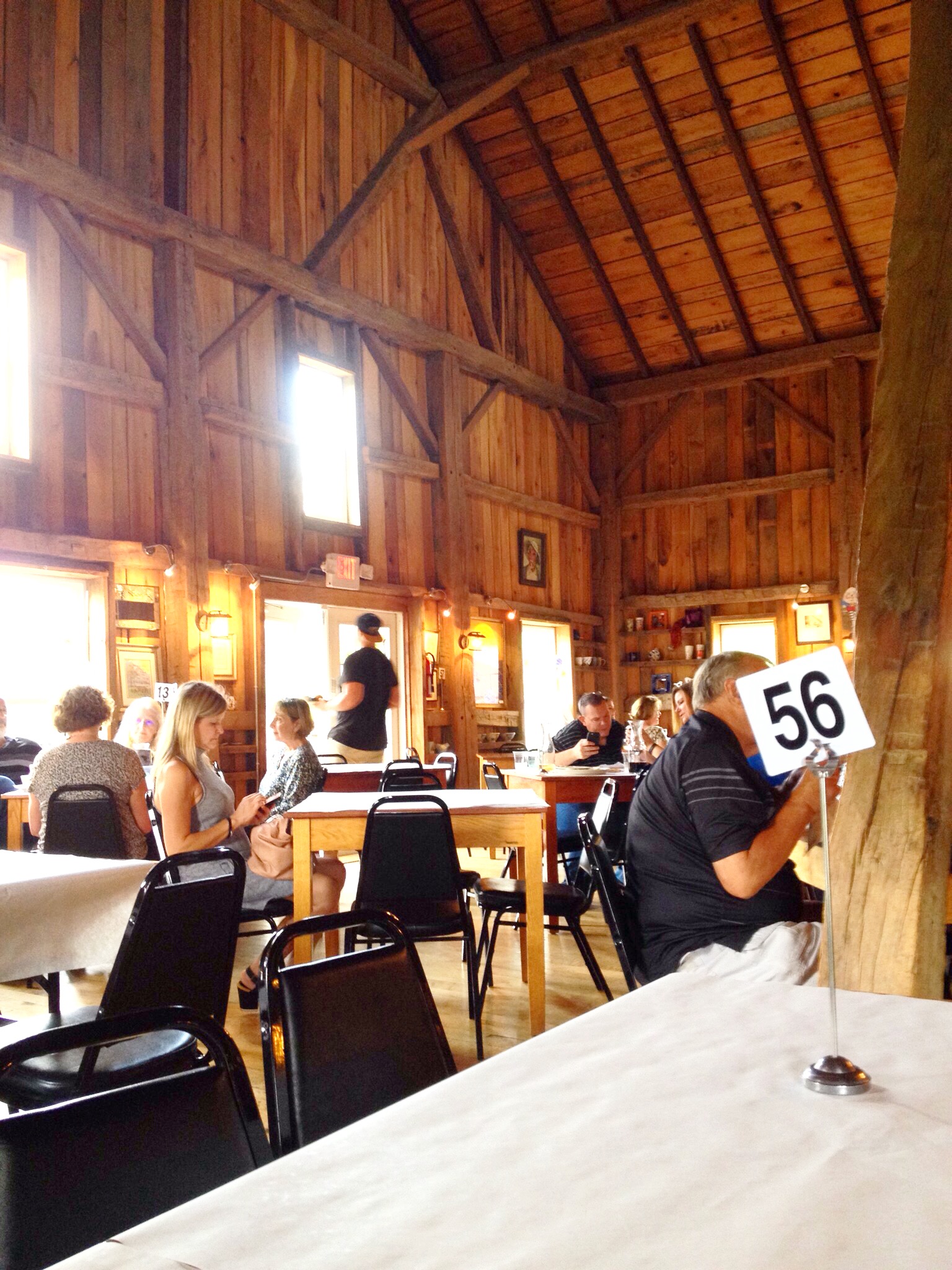 Photo of tables in seating area