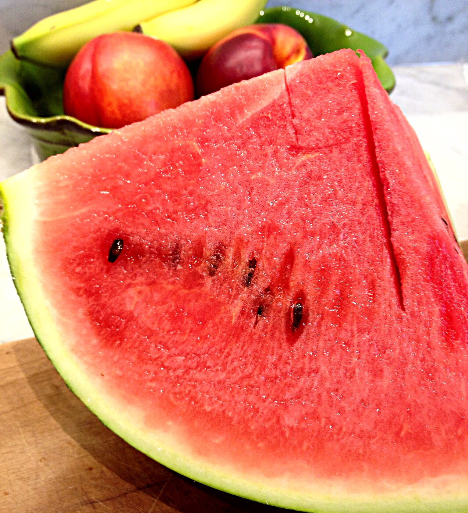Photo of 1/4 of a watermelon