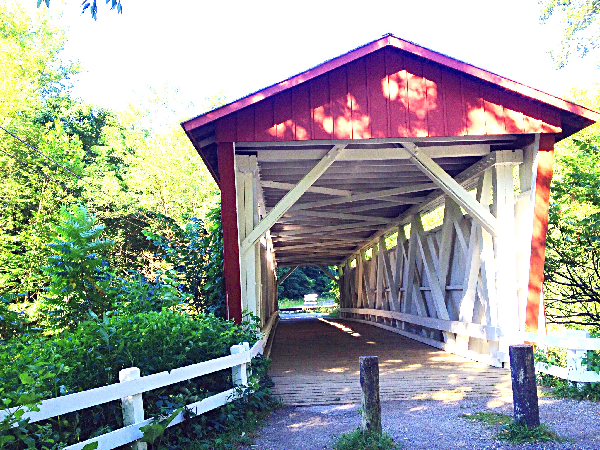 Photo of bridge entrance closed to traffic
