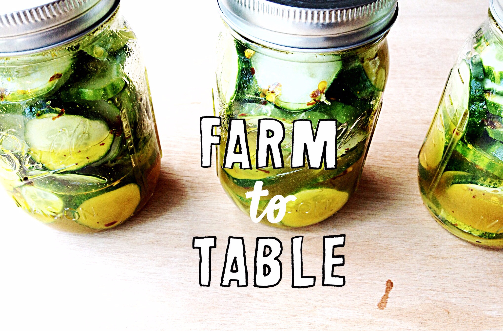 Photo of pickles in jars