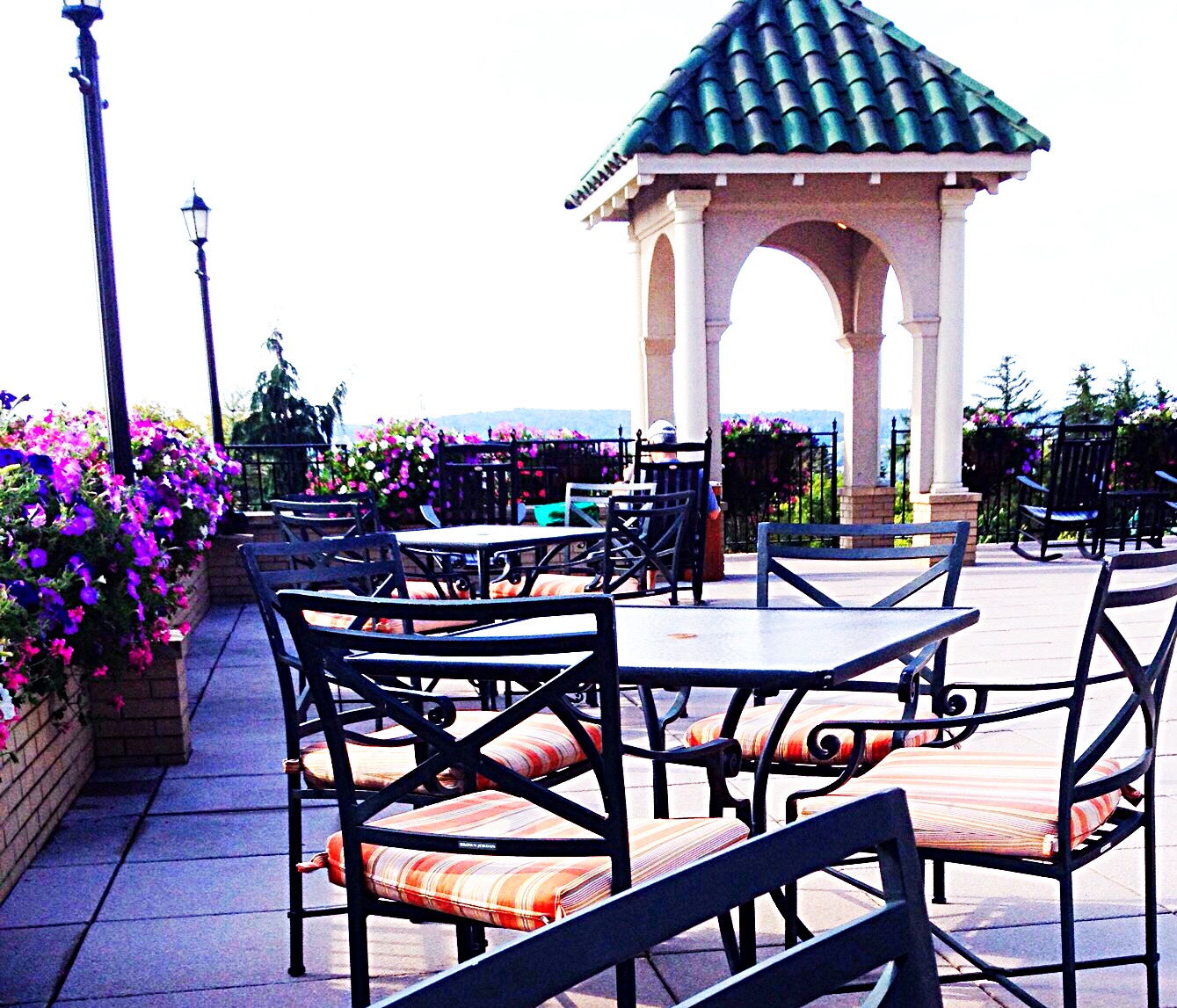 photo of hotel terrace