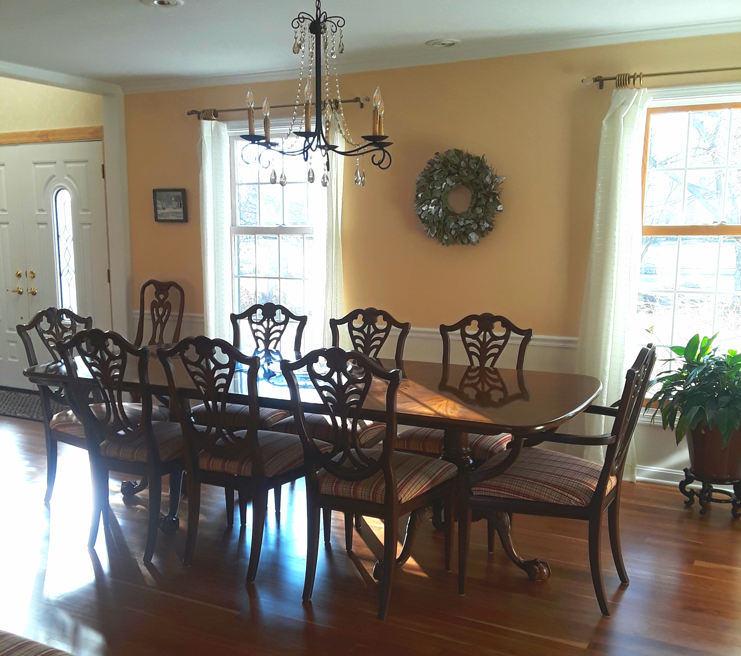 The almost finished dining room