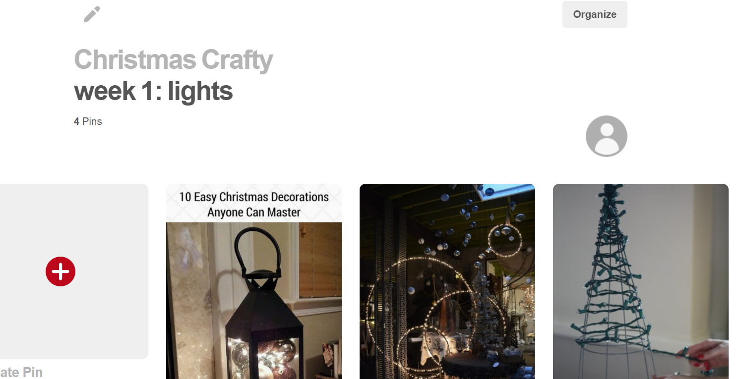 Use Pinterest to organize your holiday to-do list.