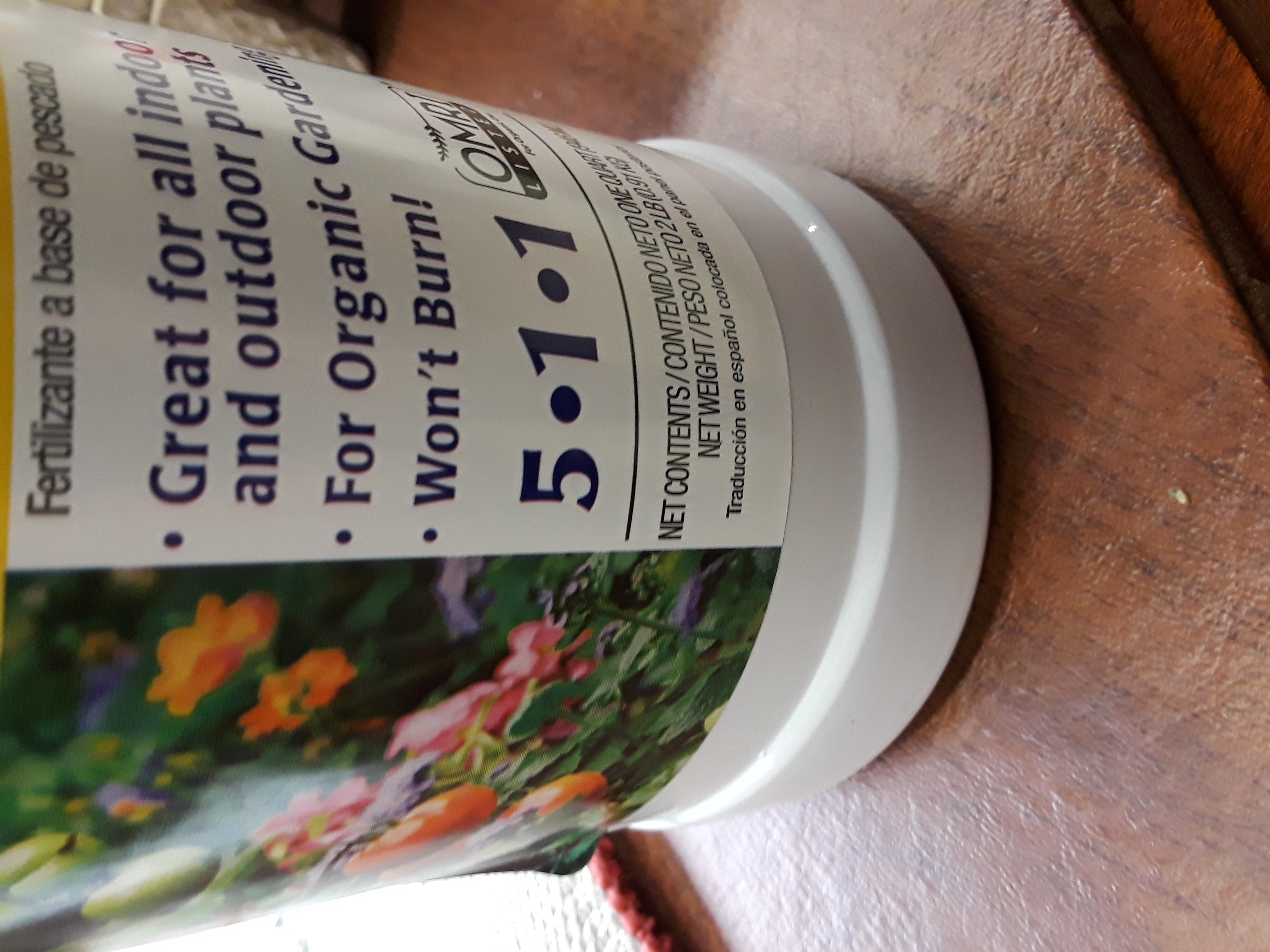 Fish emulsion fertilizer contains nitrogen, phosphorus, and potassium, plus micronutrients.