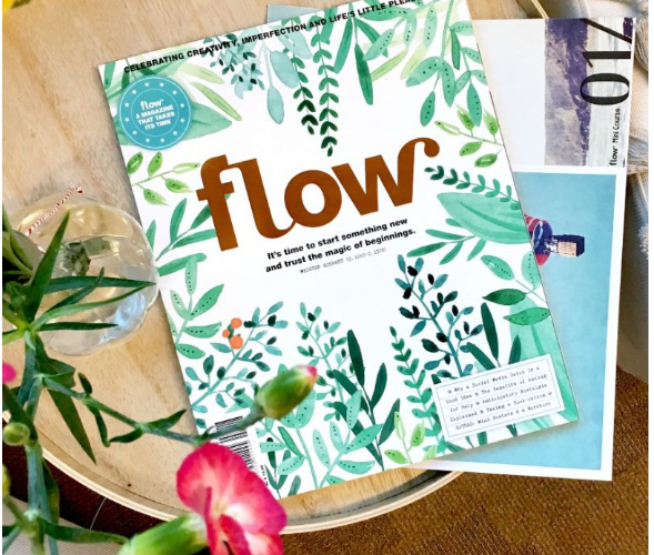 cover of flow magazine