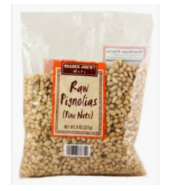 bagged pine nuts