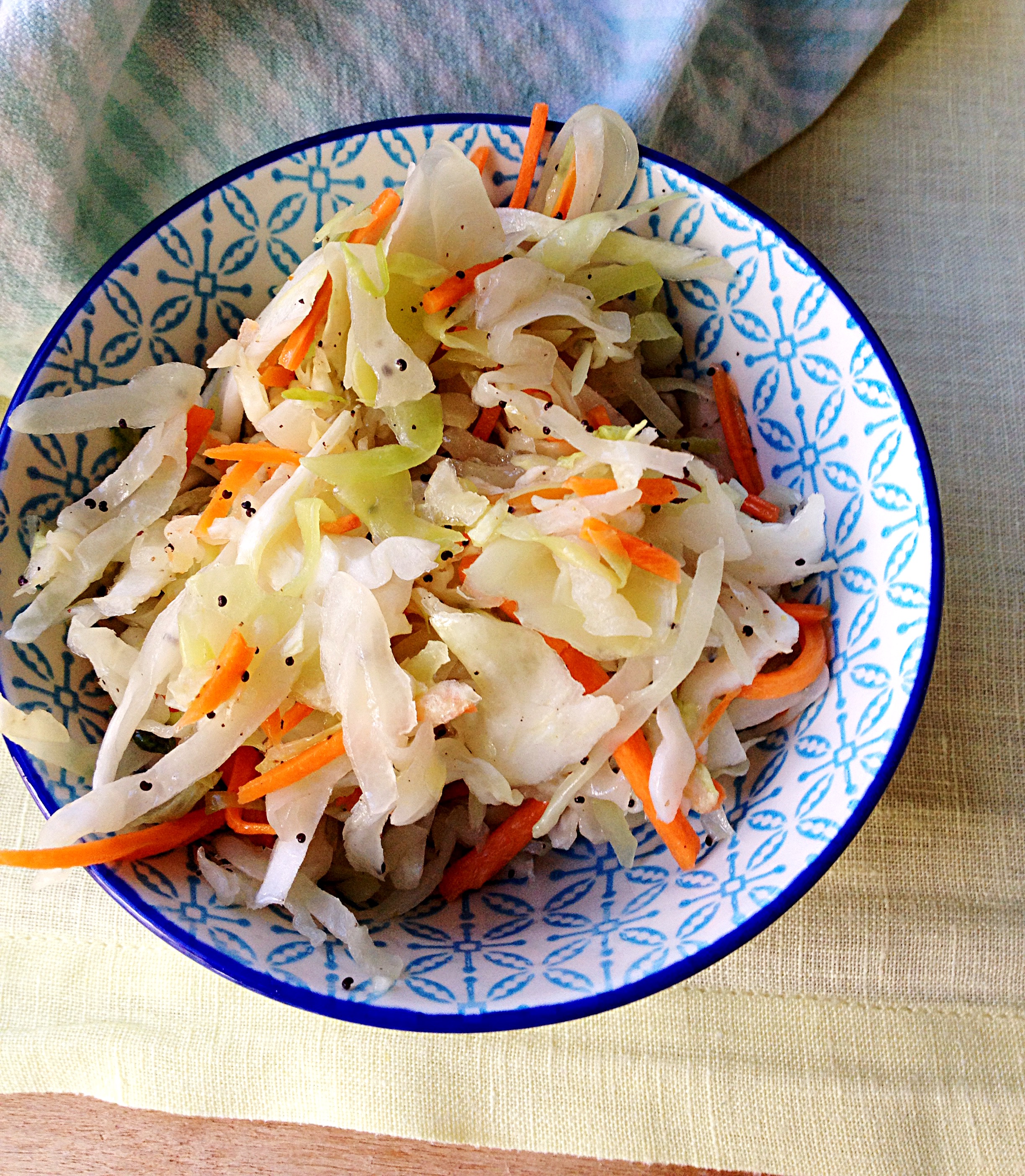 easy, no mayonnaise coleslaw