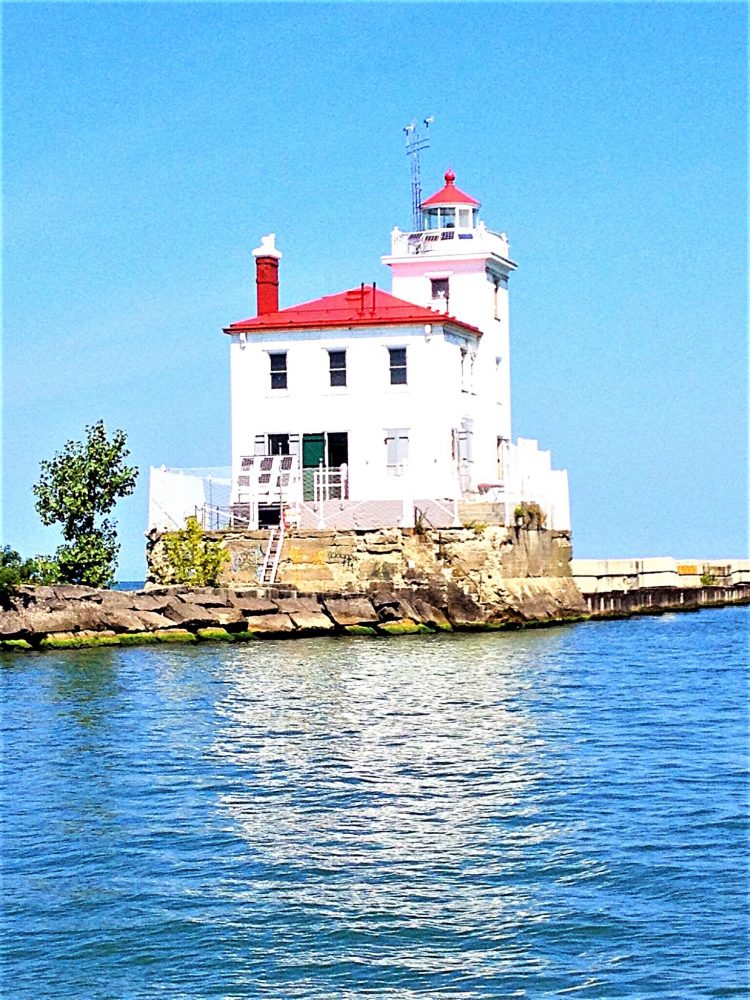 Lighthouse at Mentor Headlands, just east of Cleveland.
