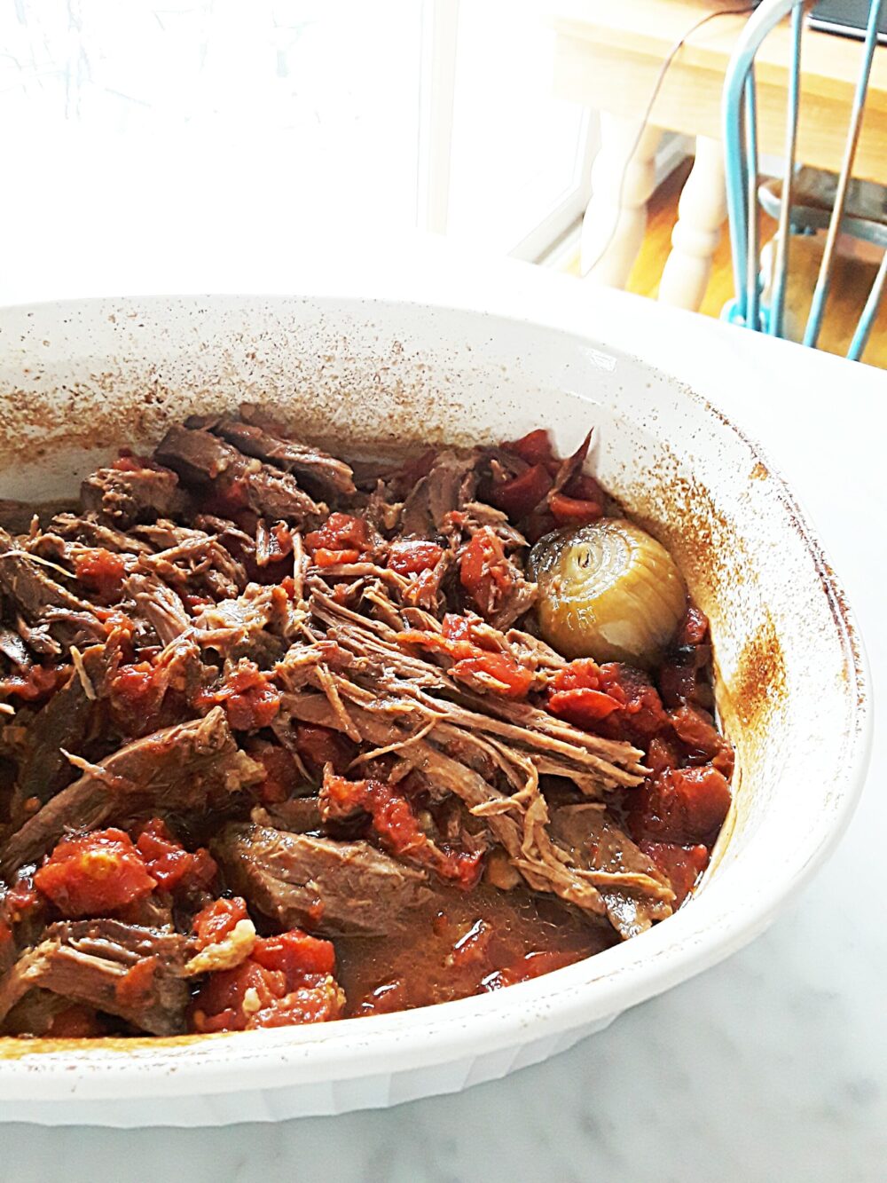 A covered casserole dish is perfect for beef pot roast.